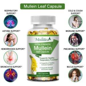 Mulittea Natural Mullein Leaf Capsules